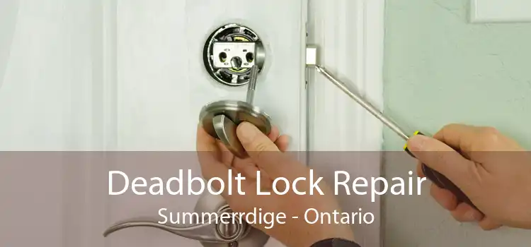 Deadbolt Lock Repair Summerrdige - Ontario