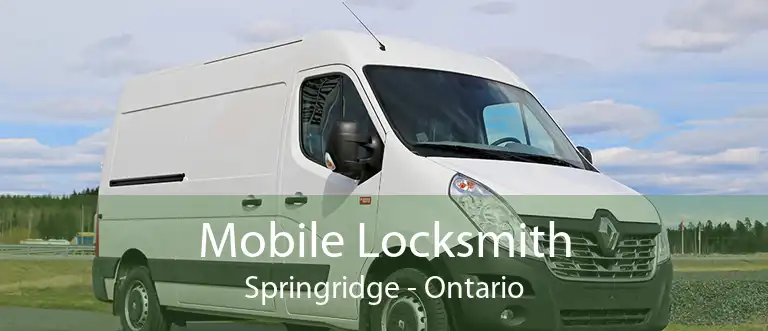 Mobile Locksmith Springridge - Ontario